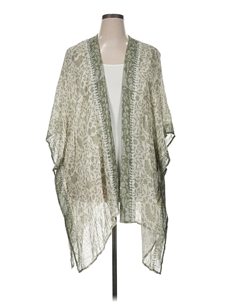 Pre-owned Purejill Kimono In Silver