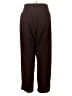 Emery Rose Solid Brown Track Pants Size 3X - photo 2