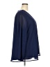Bebonnie 100% Polyester Blue Long Sleeve Blouse Size 3X - photo 4