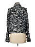Zara TRF Animal Print Gray Long Sleeve Blouse Size L - photo 2