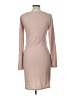 Leith Solid Tan Cocktail Dress Size L - photo 2