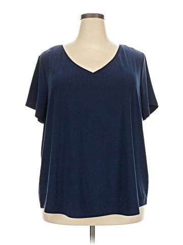 Roz & Ali Short Sleeve Blouse (view 1)