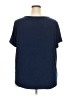 Roz & Ali Blue Short Sleeve Blouse Size 3X - photo 2