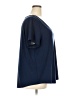 Roz & Ali Blue Short Sleeve Blouse Size 3X - photo 4