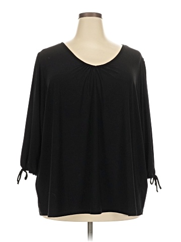 Ava James 3/4 Sleeve Blouse (view 1)