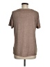 Cato Tweed Brown Short Sleeve Henley Size M - photo 1
