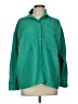 Primark 100% Polyester Solid Green Long Sleeve Blouse Size 6 - photo 1