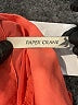 Paper Crane 100% Polyester Orange Sleeveless Blouse Size L - photo 7