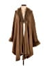 Say What? 100% Acrylic Brown Poncho One size - photo 1