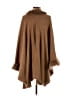 Say What? 100% Acrylic Brown Poncho One size - photo 2