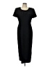 John Roberts 100% Polyester Solid Black Casual Dress Size 12 - photo 1