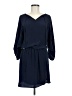 Akiko Solid Blue Casual Dress Size M - photo 1