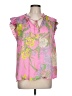 Current Air 100% Polyester Pink Sleeveless Blouse Size L - photo 1