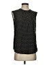 C. Wonder 100% Silk Polka Dots Black Sleeveless Silk Top Size S - photo 1