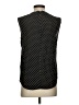 C. Wonder 100% Silk Polka Dots Black Sleeveless Silk Top Size S - photo 2