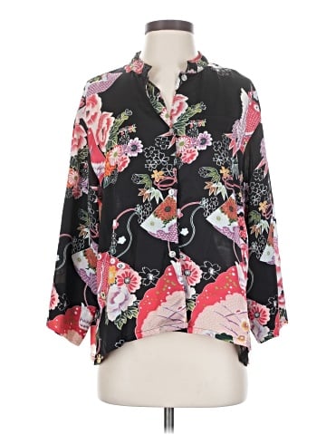 Natori 3/4 Sleeve Blouse (view 1)