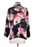 Natori 100% Polyester Floral Black 3/4 Sleeve Blouse Size M - photo 2