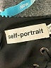 Self-Portrait 100% Polyester Black Long Sleeve Blouse Size 4 - photo 15
