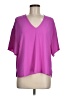 Veronica M. Purple Short Sleeve Blouse Size M - photo 1