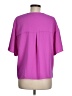 Veronica M. Purple Short Sleeve Blouse Size M - photo 2