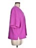 Veronica M. Purple Short Sleeve Blouse Size M - photo 4