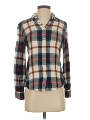 Aeropostale Long Sleeve Button-Down Shirt (view 1)