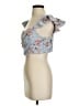 Just Me 100% Polyester Blue Short Sleeve Top Size S - photo 5