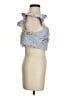 Just Me 100% Polyester Blue Short Sleeve Top Size S - photo 4