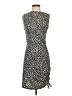 MICHAEL Michael Kors Animal Print Silver Cocktail Dress Size S - photo 1