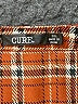 Cure 100% Polyester Plaid Orange 3/4 Sleeve Blouse Size 3X - photo 7