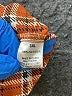 Cure 100% Polyester Plaid Orange 3/4 Sleeve Blouse Size 3X - photo 8