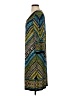 Chico's Print Teal Casual Dress Size Sm (0) - photo 5