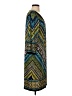 Chico's Print Teal Casual Dress Size Sm (0) - photo 4