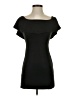 Aqua Solid Black Cocktail Dress Size XS - photo 1