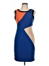 B. Smart Color Block Blue Cocktail Dress Size 13 - 14 - photo 1