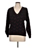 Assorted Brands 100% Acrylic Chevron-herringbone Black Pullover Sweater Size L - photo 1