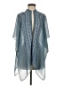 Chico's 100% Polyester Blue Kimono Size S - photo 1