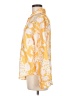 Unbranded 100% Polyester Print Yellow Long Sleeve Blouse Size M - photo 5