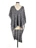 Free People 100% Polyester Gray Poncho Size M (estimated) - photo 1