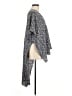 Free People 100% Polyester Gray Poncho Size M (estimated) - photo 4