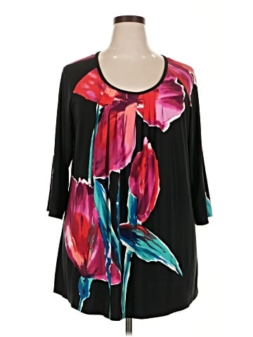Elementz 3/4 Sleeve Blouse (view 1)