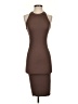 CLYQUE Solid Brown Cocktail Dress Size XS - photo 1