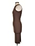 CLYQUE Solid Brown Cocktail Dress Size XS - photo 5