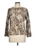 Studio Works 100% Cotton Animal Print Green Pullover Sweater Size L - photo 1