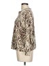 Studio Works 100% Cotton Animal Print Green Pullover Sweater Size L - photo 5