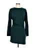 Open Edit Solid Teal Casual Dress Size M - photo 1