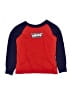 Levi's 100% Cotton Red 3/4 Sleeve T-Shirt Size 6 - photo 1