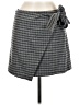 Wilfred Houndstooth Gray Wool Skirt Size 8 - photo 1