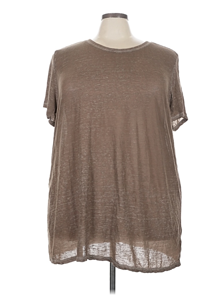 Pre-owned Torrid Short Sleeve T-shirt In Brown