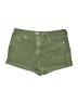 Mossimo Solid Green Khaki Shorts Size 14 - photo 1